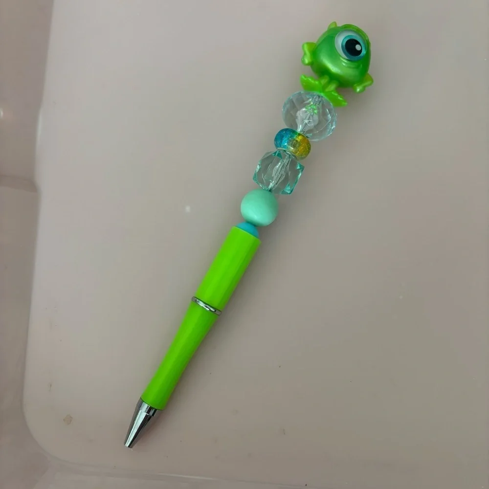 Disney Doorables: Monster INC: Mike Classic handmade beaded pen